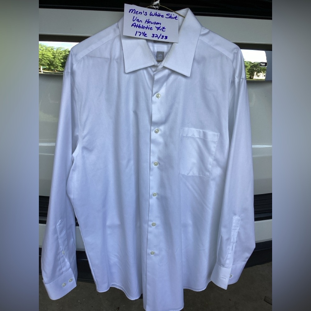Van Heusen White Dress Shirt Classic Formal Wear